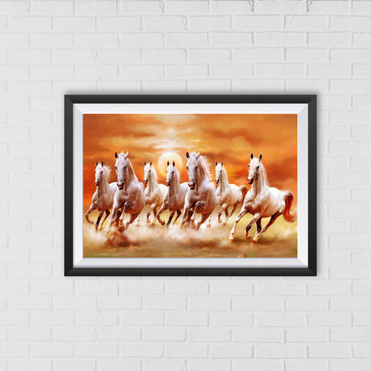 7 Horse Vastu Art for Peace and Prosperity | Home Decor Wall Art