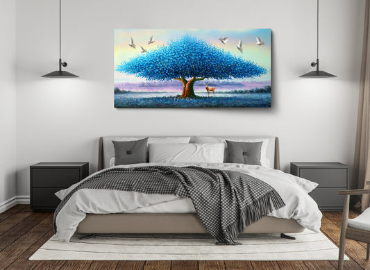 Azure Majesty Decor Wall Art | Eco-Friendly Decor for Your Home, Office, and Creative Space | Crystal wall art