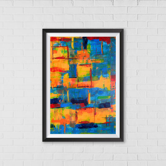 Colorful Abstract Art by Steve Johnson | Modern Wall Art Decor