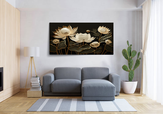 Floral Dreamscape Wall Art | Eco-Friendly Decor for Your Home, Office, and Creative Space | Crystal wall art