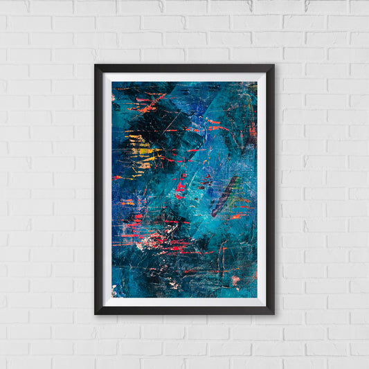 Oceanic Energy Abstract Art by Steve Johnson | Modern Wall Art Decor