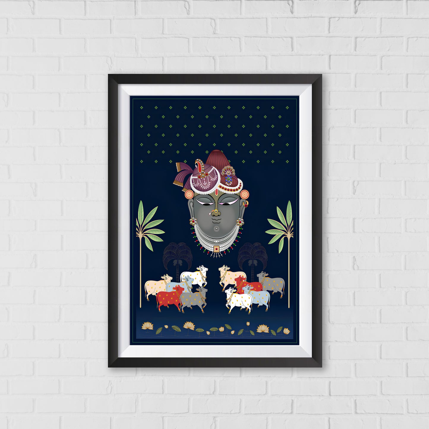 The Majestic Glory of Shrinathji Pichwai Art | Indian Wall Art Decor
