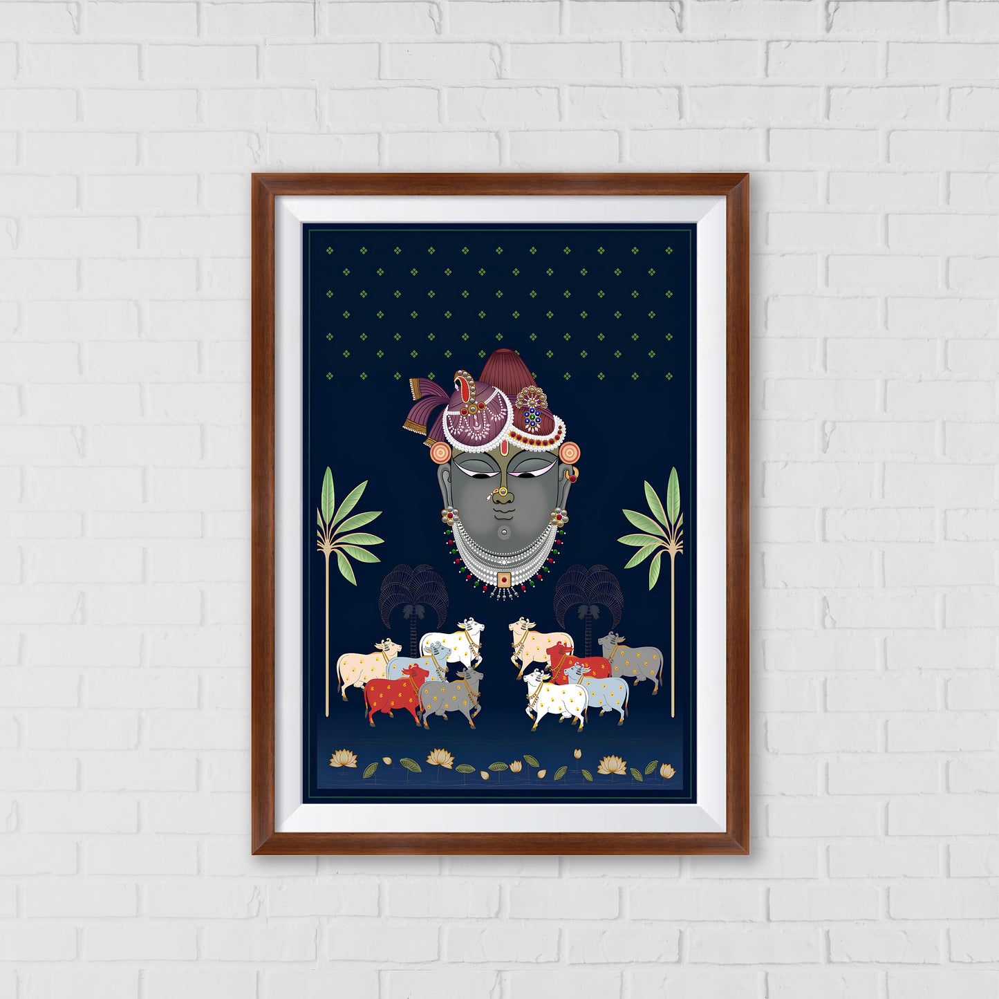 The Majestic Glory of Shrinathji Pichwai Art | Indian Wall Art Decor