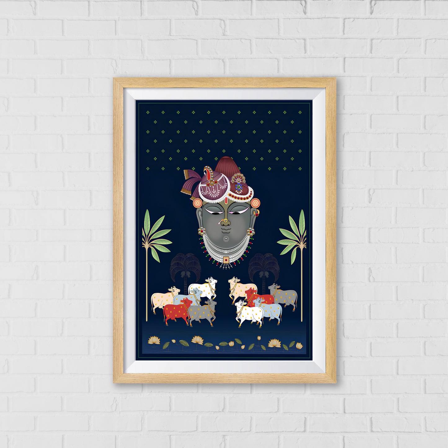 The Majestic Glory of Shrinathji Pichwai Art | Indian Wall Art Decor