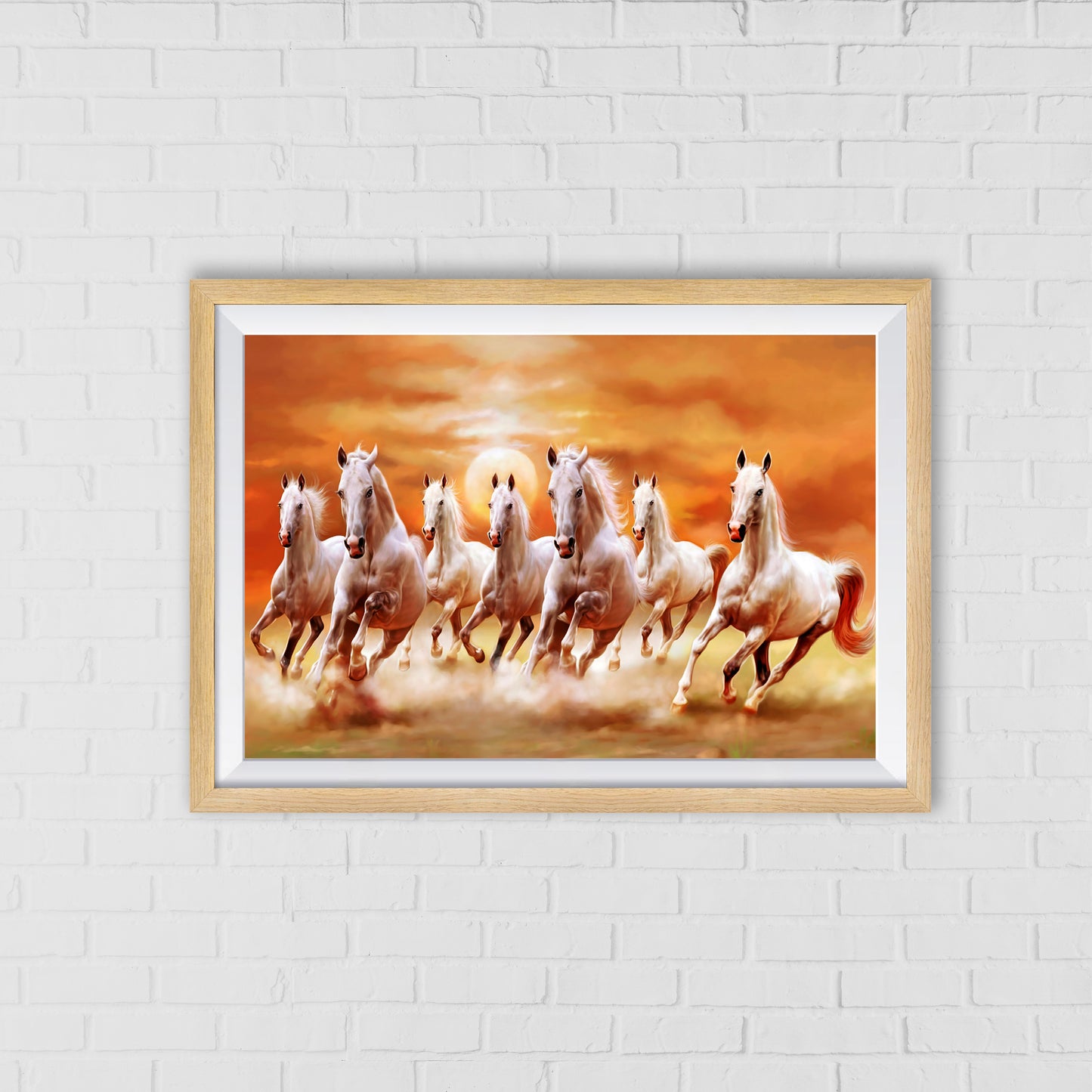 7 Horse Vastu Art for Peace and Prosperity | Home Decor Wall Art