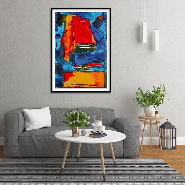 A Fusion of Colors and Creativity Abstract Art by Steve Johnson | Modern Wall Art Decor