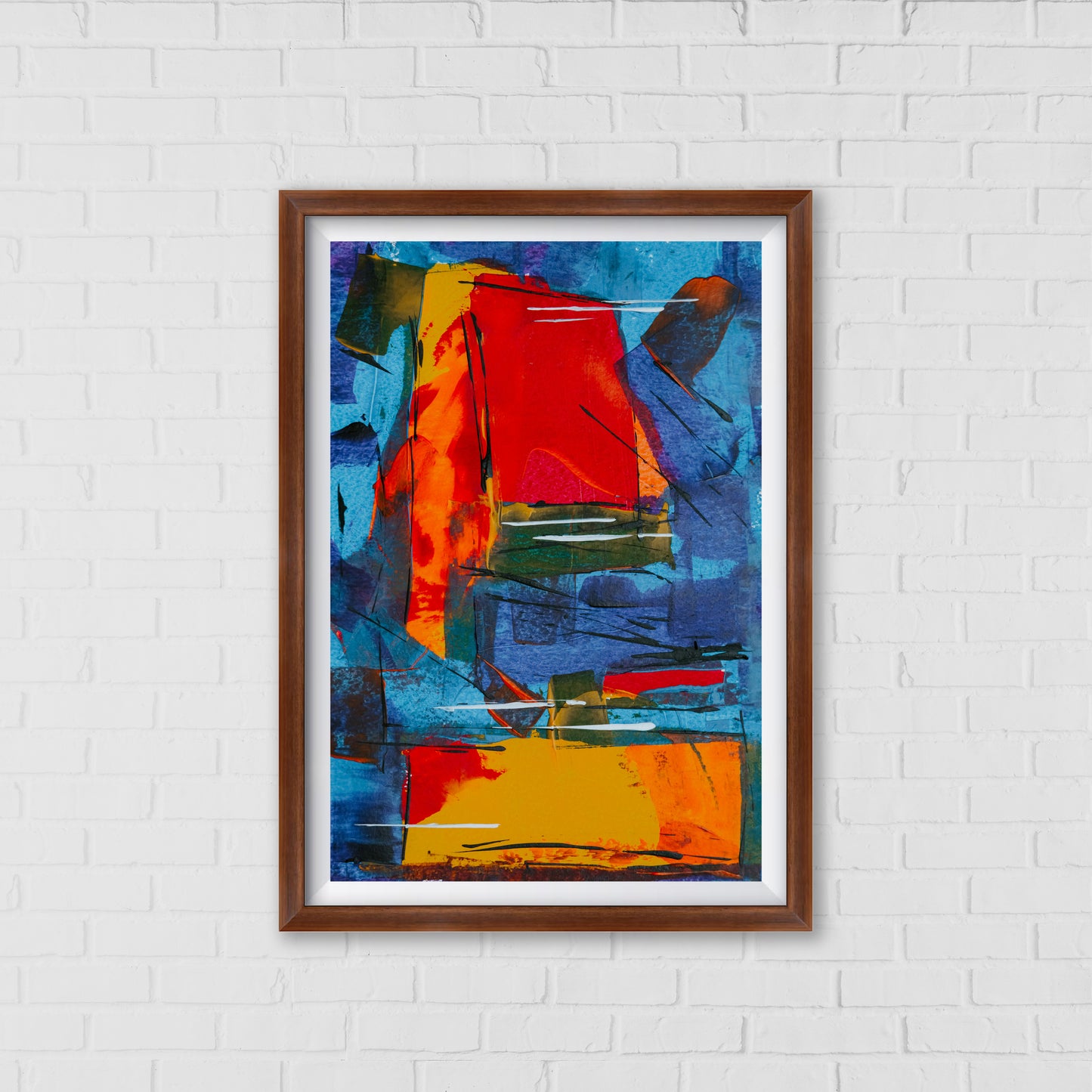 A Fusion of Colors and Creativity Abstract Art by Steve Johnson | Modern Wall Art Decor