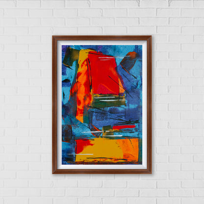 A Fusion of Colors and Creativity Abstract Art by Steve Johnson | Modern Wall Art Decor