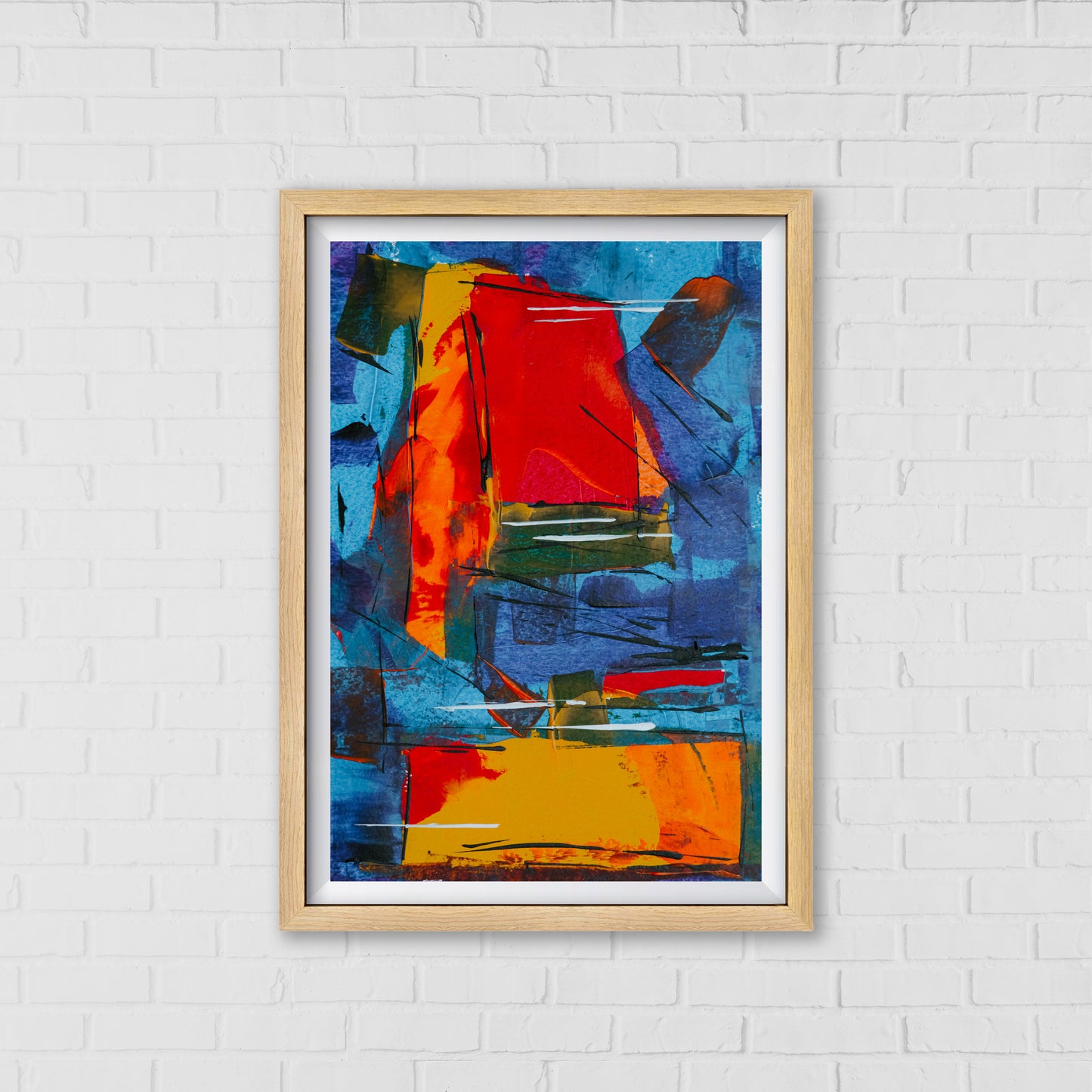 A Fusion of Colors and Creativity Abstract Art by Steve Johnson | Modern Wall Art Decor