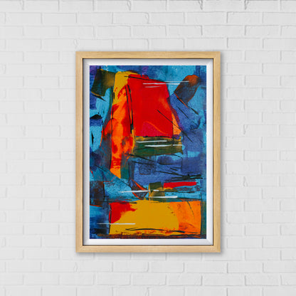 A Fusion of Colors and Creativity Abstract Art by Steve Johnson | Modern Wall Art Decor