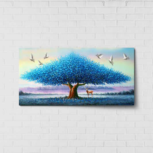 Azure Majesty Decor Wall Art | Eco-Friendly Decor for Your Home, Office, and Creative Space | Crystal wall art