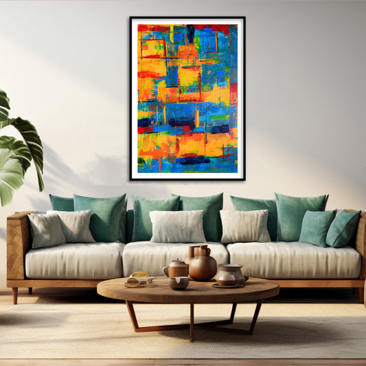 Colorful Abstract Art by Steve Johnson | Modern Wall Art Decor