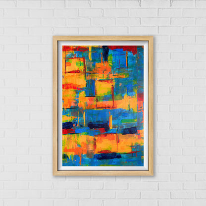 Colorful Abstract Art by Steve Johnson | Modern Wall Art Decor