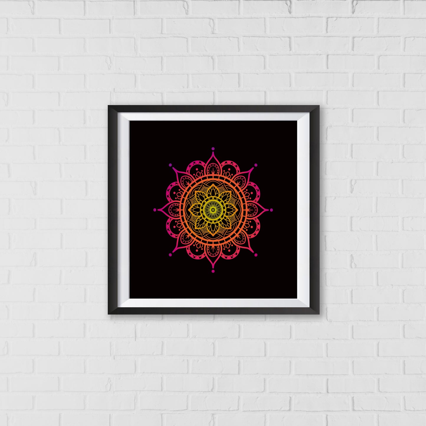Cosmic Energy Mandala Wall Art Decor | Spiritual Home Decor for Positive Vibes
