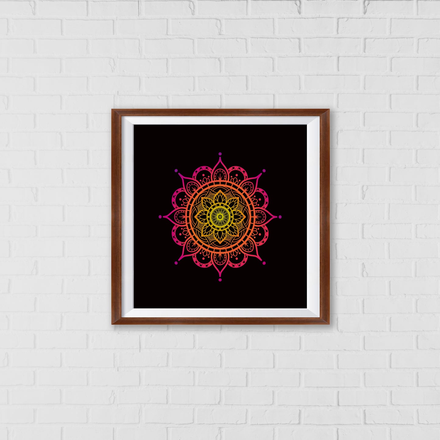 Cosmic Energy Mandala Wall Art Decor | Spiritual Home Decor for Positive Vibes