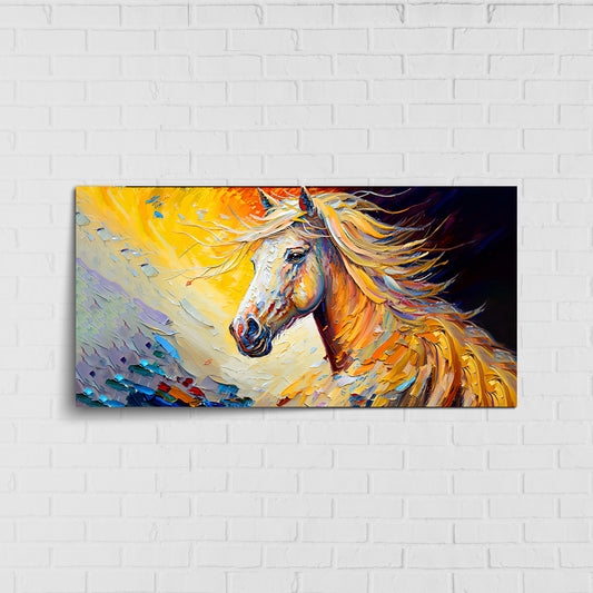 Equine Majesty of Horse |  Eco-Friendly Decor for Your Home, Office, and Creative Space | Crystal wall art
