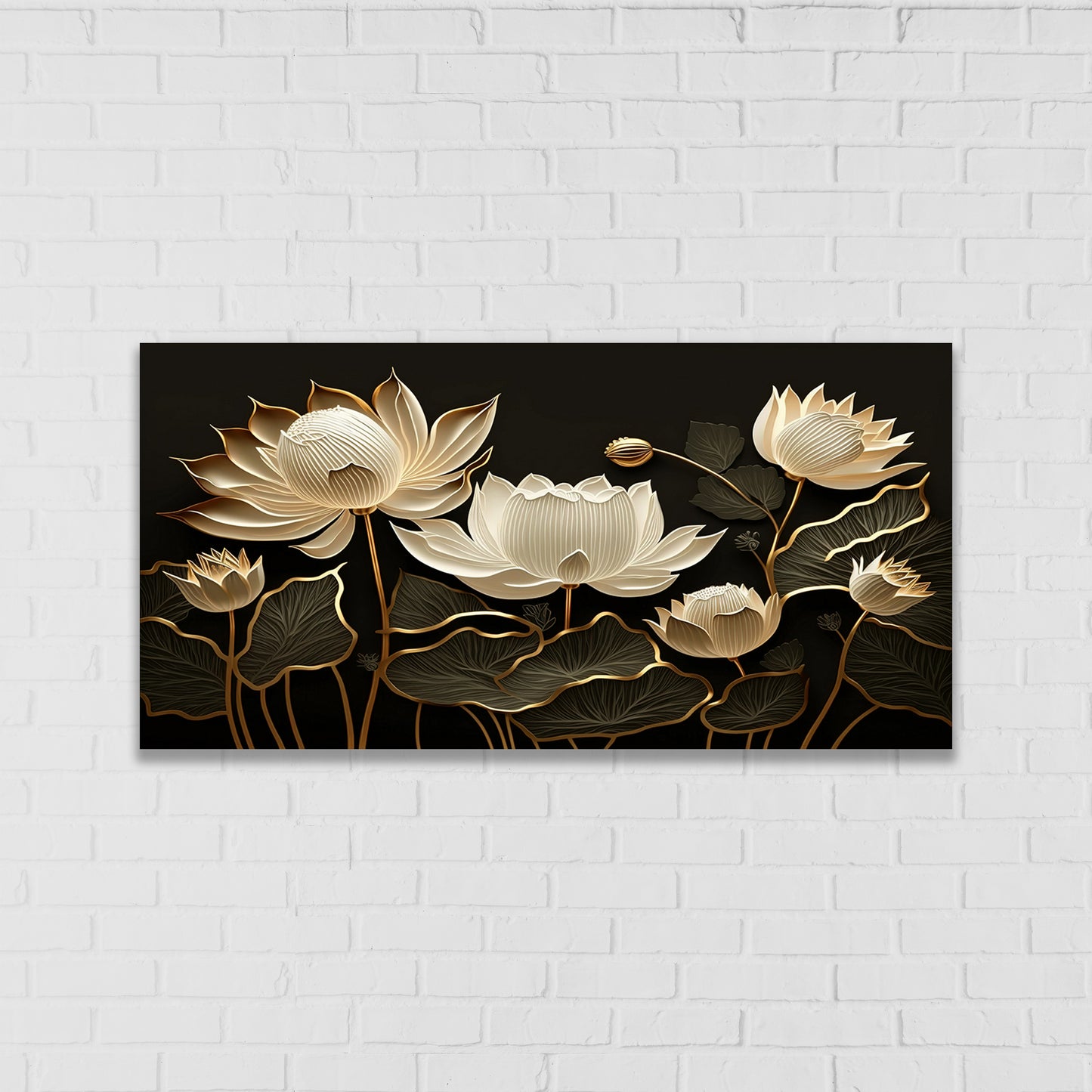 Floral Dreamscape Wall Art | Eco-Friendly Decor for Your Home, Office, and Creative Space | Crystal wall art