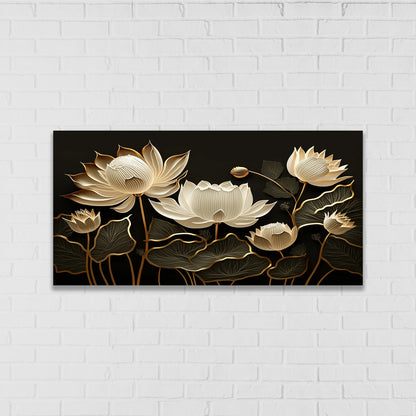 Floral Dreamscape Wall Art | Eco-Friendly Decor for Your Home, Office, and Creative Space | Crystal wall art