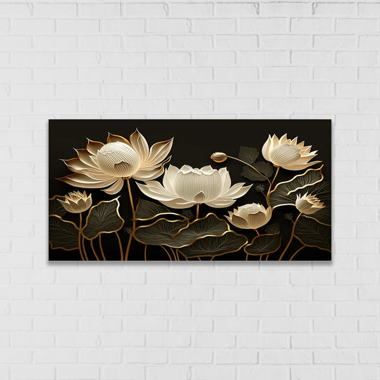 Floral Dreamscape Wall Art | Eco-Friendly Decor for Your Home, Office, and Creative Space | Crystal wall art