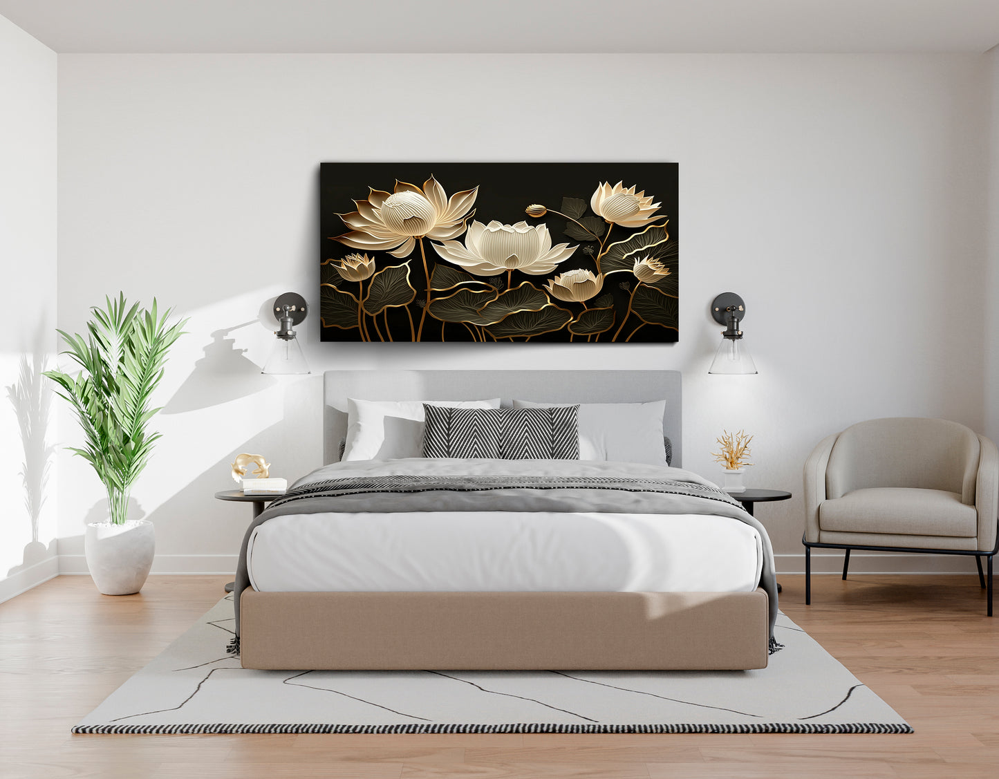 Floral Dreamscape Wall Art | Eco-Friendly Decor for Your Home, Office, and Creative Space | Crystal wall art