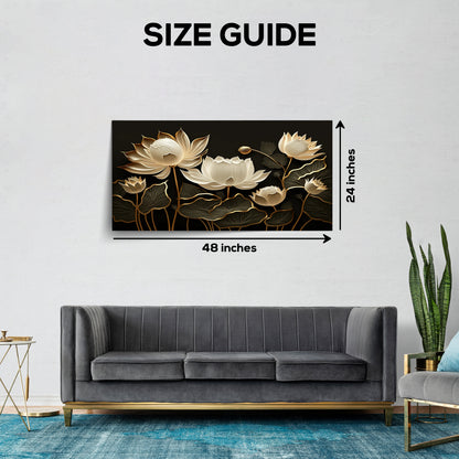 Floral Dreamscape Wall Art | Eco-Friendly Decor for Your Home, Office, and Creative Space | Crystal wall art