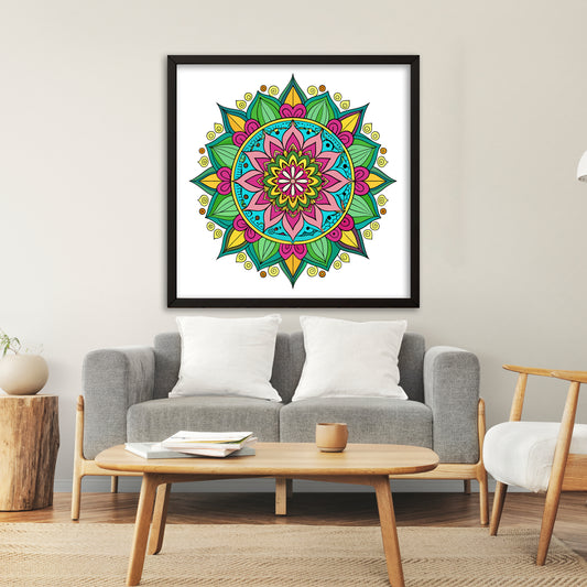 Kaleidoscope Dream Mandala Art Wall Decor | Inspired by the Eightfold Path