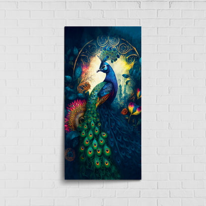 Majesty Peacock Art |  Eco-Friendly Decor for Your Home Space | Crystal wall art