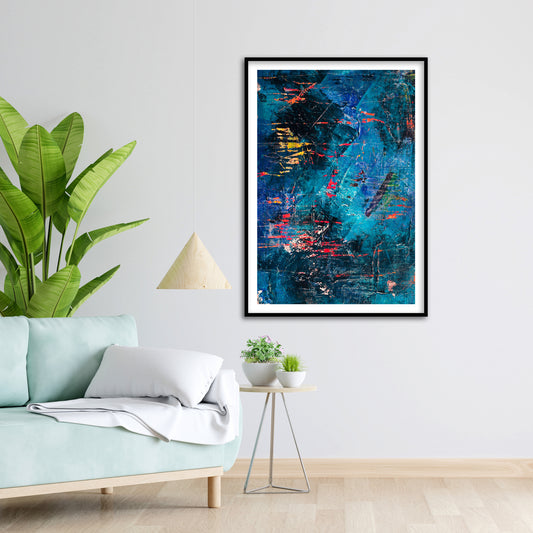 Oceanic Energy Abstract Art by Steve Johnson | Modern Wall Art Decor