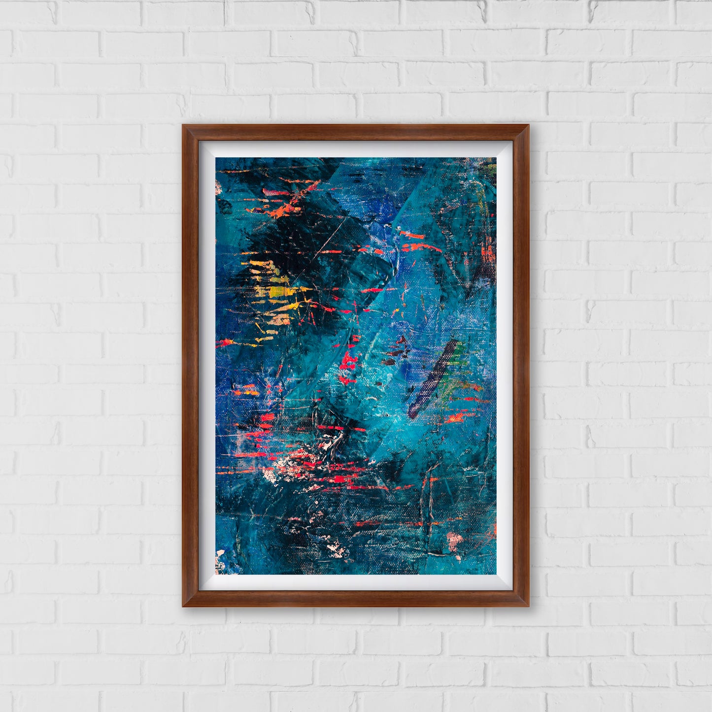 Oceanic Energy Abstract Art by Steve Johnson | Modern Wall Art Decor