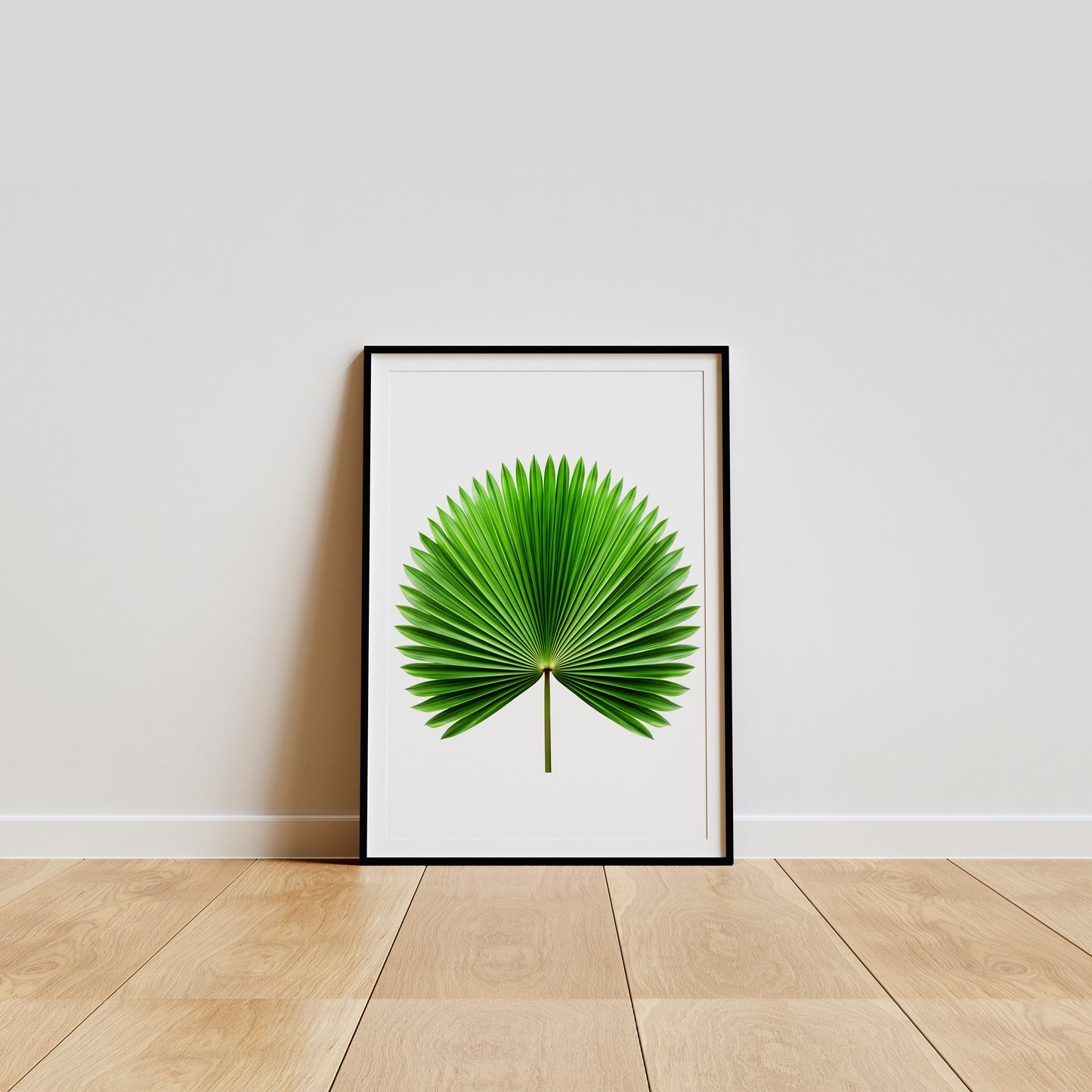 Palm Fan Majesty - Botanical Wall Art Canvas Portrait |  Home Decor Wall Art