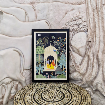 Radha Krishna Maharas Pichwai Art | Indian Wall Art Decor