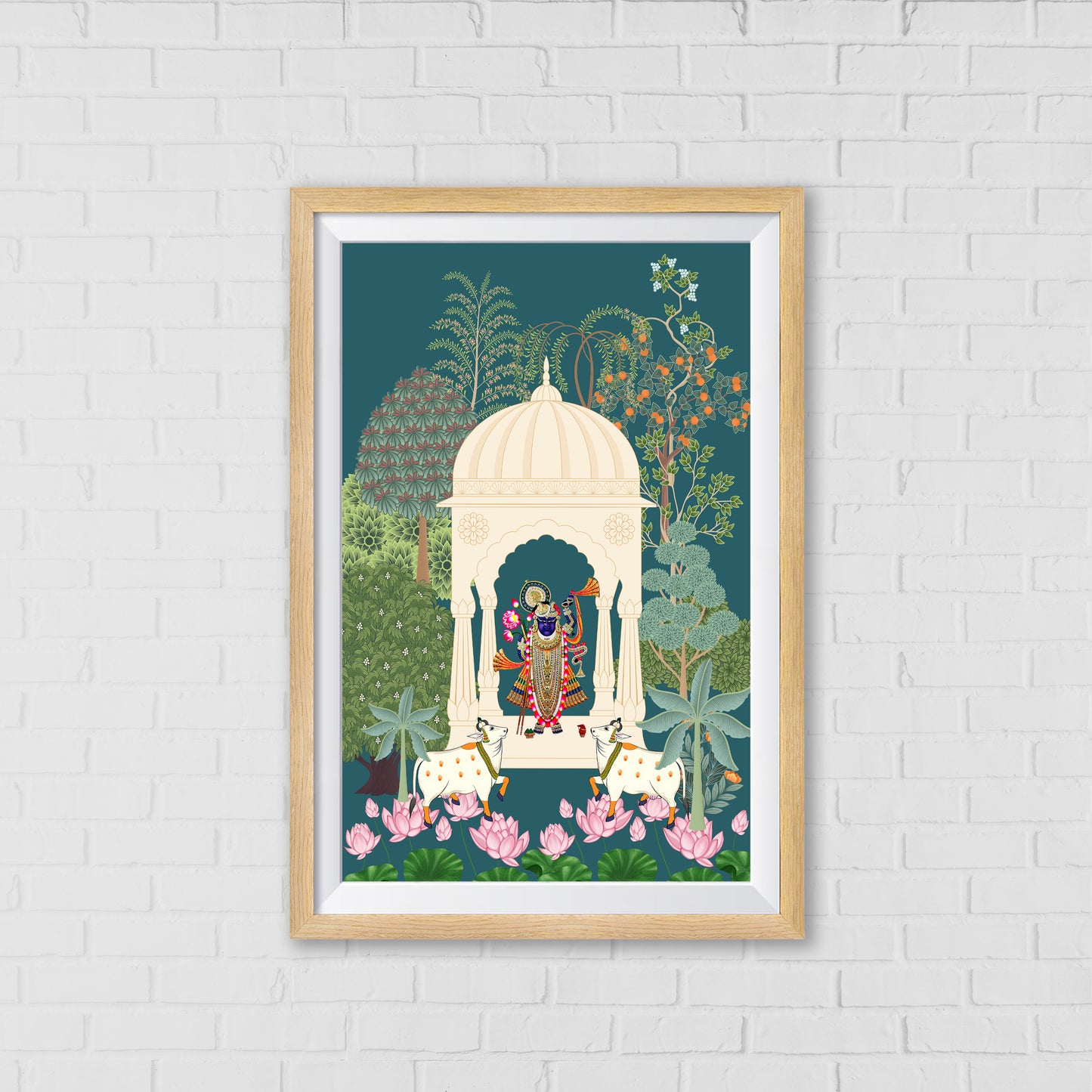 Shrinathji's Shanti Van a Divine Sanctuary | Indian Wall Art Decor