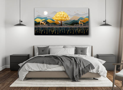 Signford’s Golden Hills Decor Wall Art |  Eco-Friendly Decor for Your Home, Office, and Creative Space | Crystal wall art