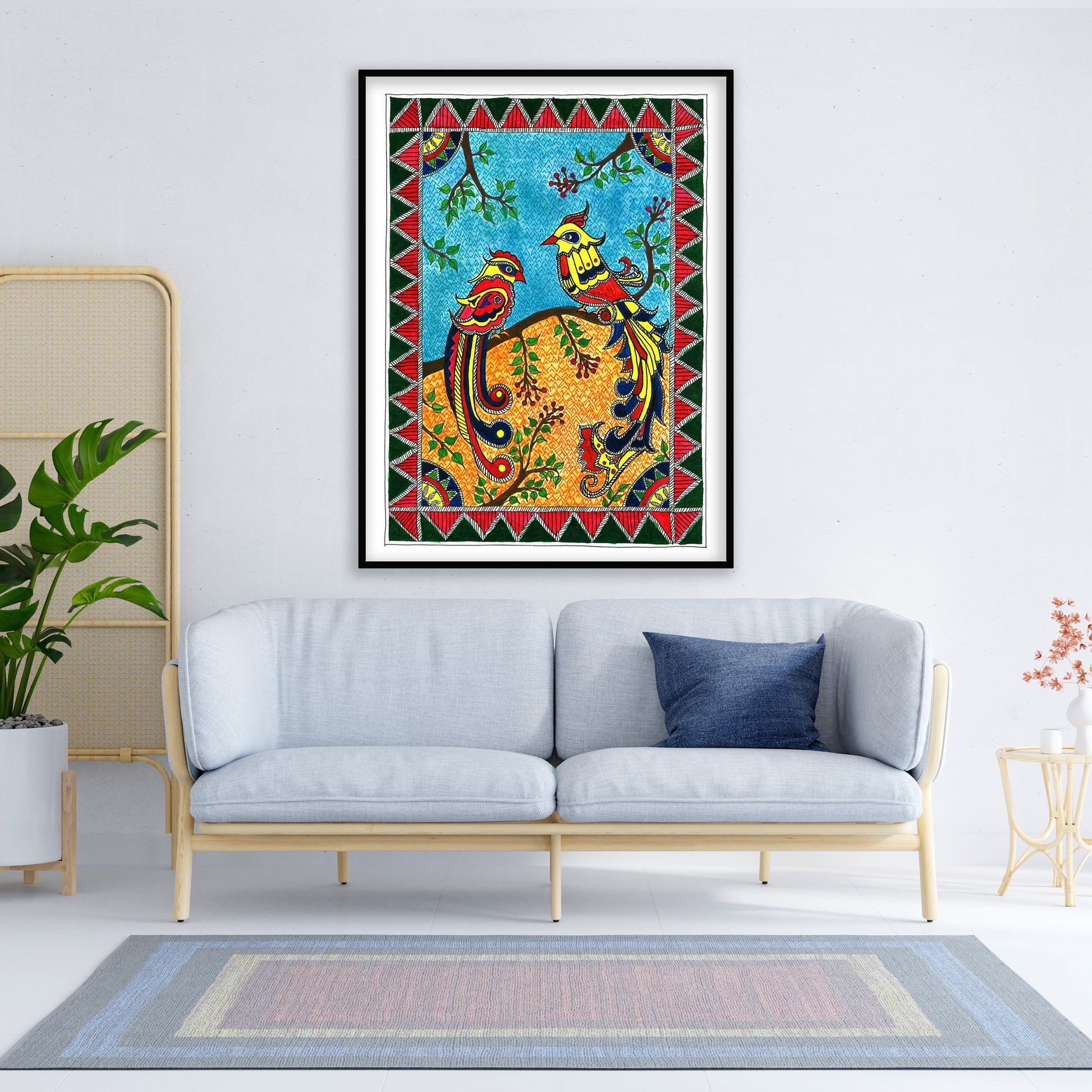 The Artistic Charm of Madhubani Art | Indian wall art Decor 