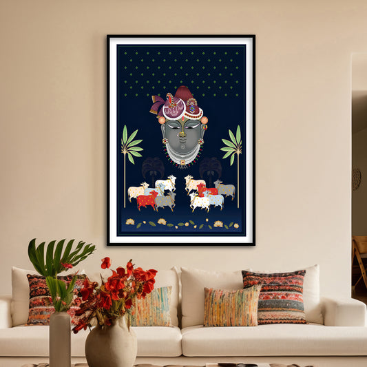 The Majestic Glory of Shrinathji Pichwai Art | Indian Wall Art Decor